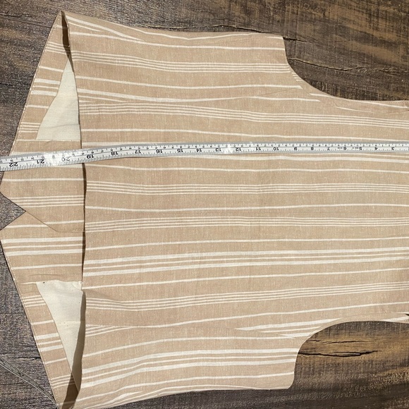 Linen striped vest-Mango - Picture 9 of 9